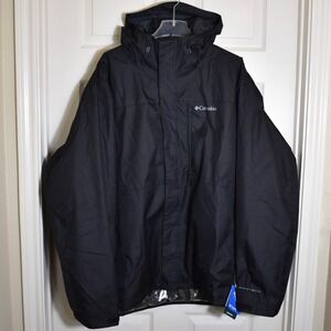 Columbia Tipton Peak III Insulated Jacket Men's Size 3X Black Regular Fit NWT
